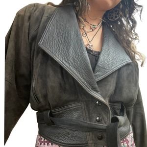 Vintage Nostalgia Genuine Leather Jacket Size M ♡